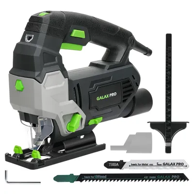 Produktbild von GALAX PRO Stichsäge, 800W, ±45° verstellbar, 3000 U/min, Elektrische Säge für Holz & DIY