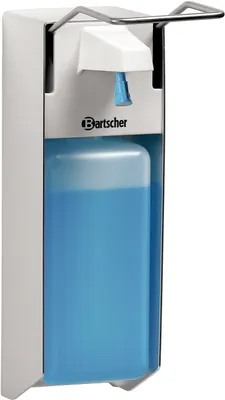Immagine prodotto di Bartscher 850019 Bartscher Desinfektionsspender PS 0,9L-W 850019 silber, weiß Kunststoff 0,9 l