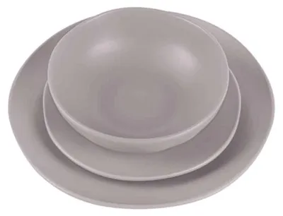 Obrázek produktu pro BERLINGERHAUS Jídelní sada s 18 talíři Taupe Collection BH-10023