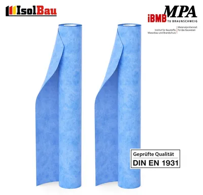 60 qm Dichtbahn Entkopplungsmatte Bad Dusche Terrasse Top Abdichtung 2 Rollen