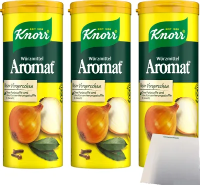 Produktbild von Knorr Aromat Würzstreuer (3x100g) + usy Block