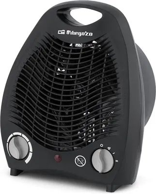 Produktbild von Orbegozo FH 5129, Elektrischer Raumheizlüfter, Nichromdraht, Drinnen, Flur, Schwarz, Drehregler