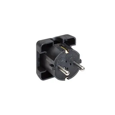 Image de BACHMANN Fiche de contact de protection, noire plate