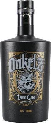 Produktbild von BÖHSE ONKELZ Handcrafted Dry Gin 46% Vol. 0,5l in Geschenkbox