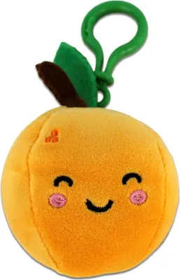 Produktbild von Obst Anhänger Orange aus Plüsch - ca. 12 cm