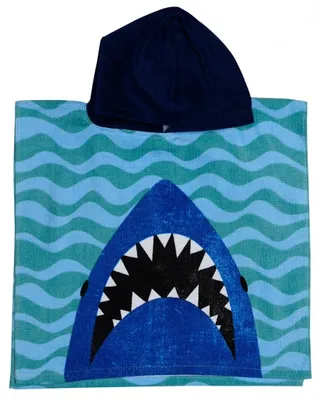 Produktbild von badponcho blau Junior 50 x 100 cm
