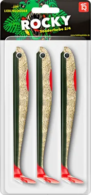 Produktbild von Lieblingsköder 15cm - 3 Gummifische, Farbe Lieblingsköder:Rocky
