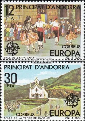 Produktbild von Briefmarken Andorra - Spanische Post 1981 Mi 138-139 (kompl.Ausg.) postfrisch Europa