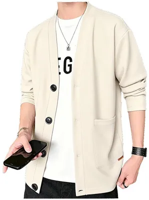 Productafbeelding van Currero Cardigan Heren Beige L