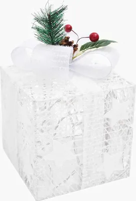 Produktbild von vidaXL Geschenkboxen Deko-Set 3 Stk. Weiß Outdoor Indoor