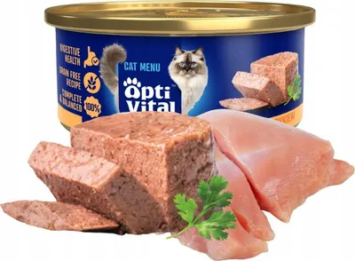 Zdjęcie produktu dla Karma dla kota Opti Indyk 85g mus