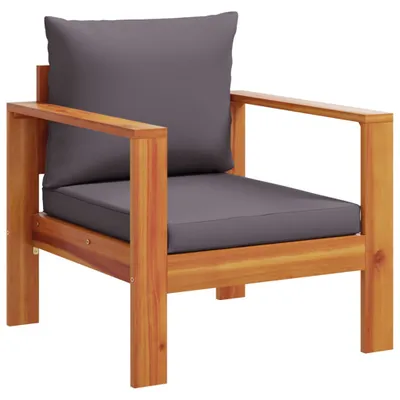 Immagine prodotto di vidaXL Poltrona da giardino con cuscino in legno massiccio di acacia