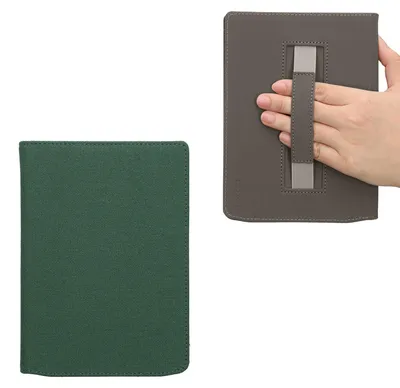 Produktbild von kwmobile Klapphülle kompatibel mit Pocketbook InkPad 4 / Color 3 / Color 2 / Vivlio InkPad 4 / InkPad Color 3 Hülle - Canvas Case - eReader