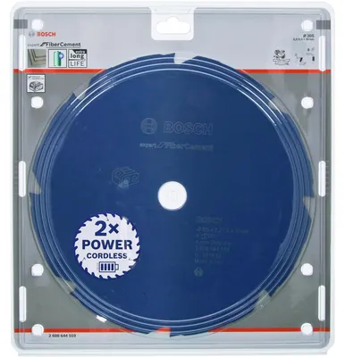 Immagine prodotto di Lama per sega circolare a batteria Bosch Expert Cement, 305 x 2,2/1,6 x 30, 8 denti 2608644559
