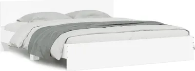 Produktbild von vidaXL Bettgestell mit Kopfteil Weiß 200x200 cm
