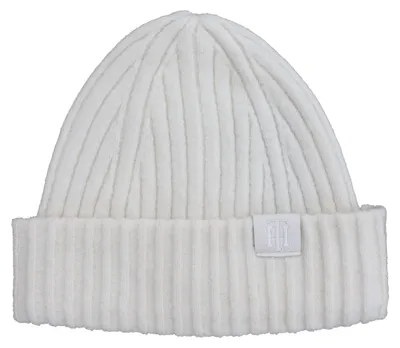 Productafbeelding van Tommy Hilfiger dames wollen muts, pluizige beanie, wolwit, wit, one size
