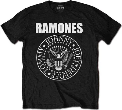 Produktbild von Ramones Kindershirt 11-12 Jahre Schwarz Uni Presedential Seal
