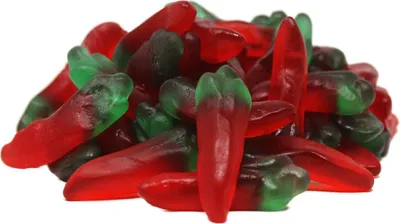 Fruchtgummi Hot Chili Mini Peppers Schoten fruchtig süß 1000g
