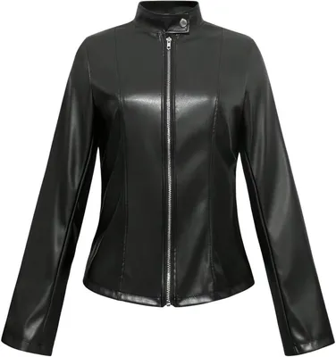 Productafbeelding van Currero Leren Jas Dames Zwart S