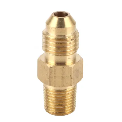 Zdjęcie produktu dla Adapter złączki mosiężnej, adapter AN do NPT, adapter 1/8 cala NPT, adapter złączki prostej, adapter gazu olejowego, złącze NPT