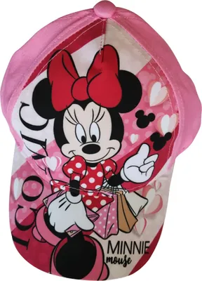 Image de Casquette enfant Disney Minnie Mouse "Iconic Minnie Mouse" pour fille, taille 52 rose