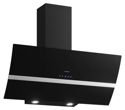 Produktbild von Klarstein Dunstabzugshaube Umluft/Abluft, Leise Abzugshaube, Edelstahl Wandhaube, Dunstabzugshaube mit Filter, Dunstabzugshaube 90cm, Umlufthaube mit LED-Licht, Dunstabzug Kopffrei 509 m³/h Luftstrom