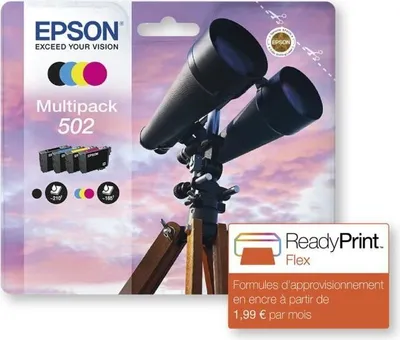 Immagine prodotto di Epson 502 Jumelles Multipack Cartucce d'inchiostro, Nero, Ciano, Magenta, Giallo, Originale C13T02V64020