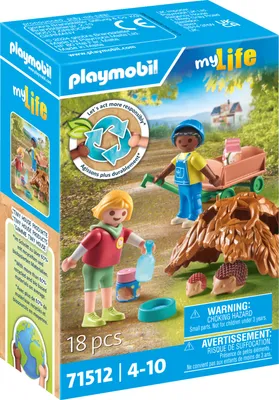 Produktbild von PLAYMOBIL My Life 71512 Pflege der Igelfamilie