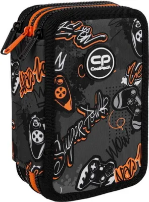 Zdjęcie produktu dla Piórnik potrójny z wyposażeniem Jumper 3 Gamer CoolPack F067827