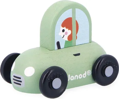 Imagen del producto de Janod, coche compacto verde, color verde, talla única