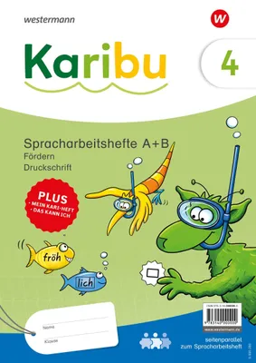 Produktbild von Karibu. Paket Spracharbeitshefte Fördern 4 (A + B) Ausgabe 2024