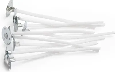 Immagine prodotto di Stoppini in cotone con piattina 45N 6 cm, 10 pezzi