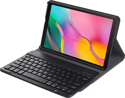 Zdjęcie produktu dla Etui z klawiaturą Bluetooth do Samsung Galaxy Tab A7 Lite 8.7 (Czarne)