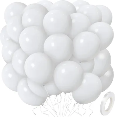 Productafbeelding van Ballonnen - Set van 50 - Ballonnen voor verjaardag - Bruiloft - Feest - Kerstdecoratie - 30 cm latexballonnen