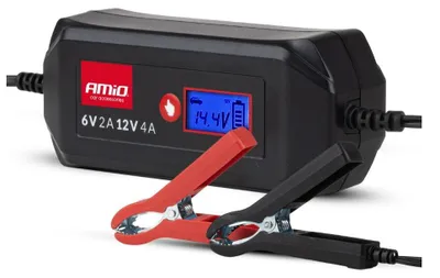 Produktbild von AMiO STD GEL Autobatterie Ladegerät Batterieladegerät für KFZ LKW Motorrad 04523