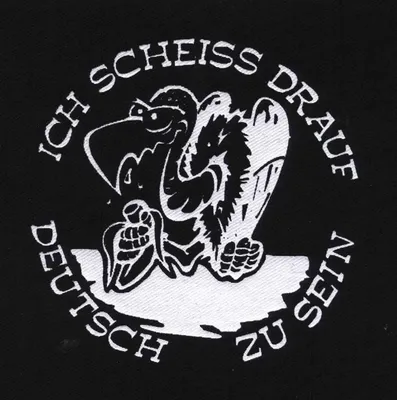 Produktbild von Scheiss drauf - Aufnäher
