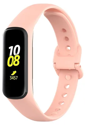 Produktbild von By Qubix Silikonarmband - Rosa - passend für Samsung Galaxy Fit 2