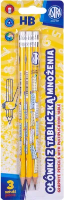 Immagine prodotto di Matita per tabelle di moltiplicazione 3 pz. blister Astra