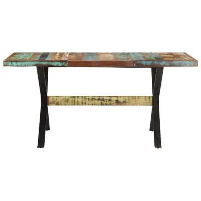 Immagine prodotto di vidaXL Tavolo da pranzo 160x80x76 cm in legno massello di recupero