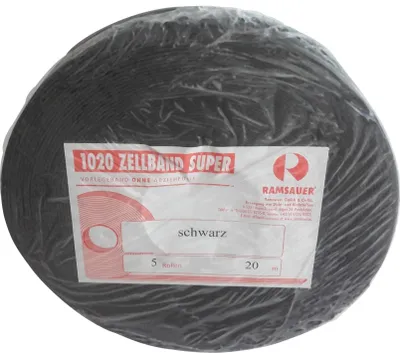 Produktbild von Ramsauer 1020 PE Zellband Super 2x9mmx100m schwarz Glas Fenster Vorlegeband