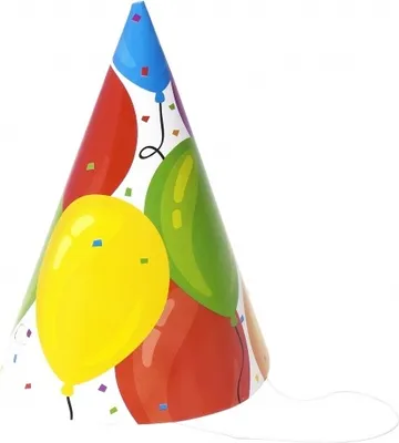 Produktbild von Partyhüte für Kindergeburtstag, 6 Stück, mehrfarbig, 10,5 x 15 cm (T x H)
