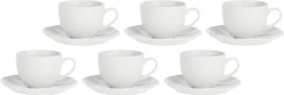 Immagine prodotto di La Porcellana Bianca set 6 tazze da té con piattino 200 ml P000200016Z