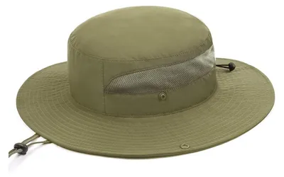 Produktbild von Sonnenhut Herren für Großen Kopf, UV-Schutz Wanderhut Buschhut, XXL-3XL, Armeegrün