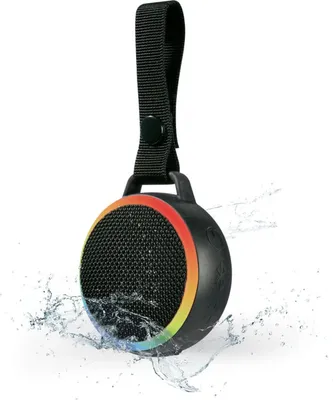 Produktbild von Silvercrest Bluetooth Lautsprecher Sound Spot Wasserdicht mit Licht Schwarz