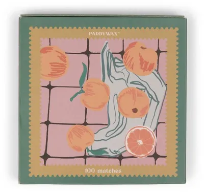 Obrázek produktu pro Zápalky Paddywax Jumbo, balení 100 kusů / Vůně: Pomeranč