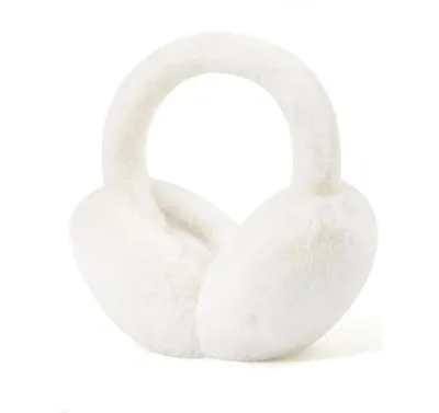 Produktbild von Verstellbar Winter Ohrenwärmer Damen Ohrenschützer Plush Winter Earmuffs Ear Warmer Für Damen Frauen,1/2 Pack