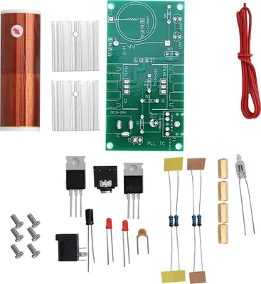 Produktbild von Tesla-Spulenmodul, Plasma-Lautsprecher, unmontiertes Mini-Elektronik-Bastelset, 15 W, DC 15–24 V, 2 A