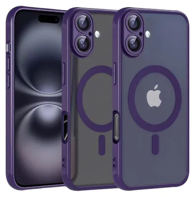 Three iPhone cases are displayed, with the front of one phone visible on the left.