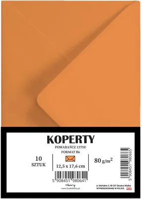 Produktbild von B6-Umschläge, orange, 10 Stück – Henry