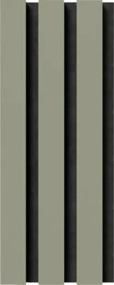 Produktbild von Handmuster zu Fjordwall Akustikpaneel Linoleum Olive 300 x 150 mm